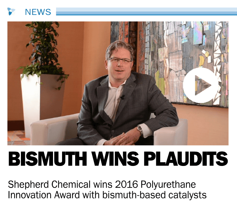 Rob Hart, Head of Research & Development at Shepherd Chemical, Shares New, Innovative Bismuth Polyurethane Catalysts